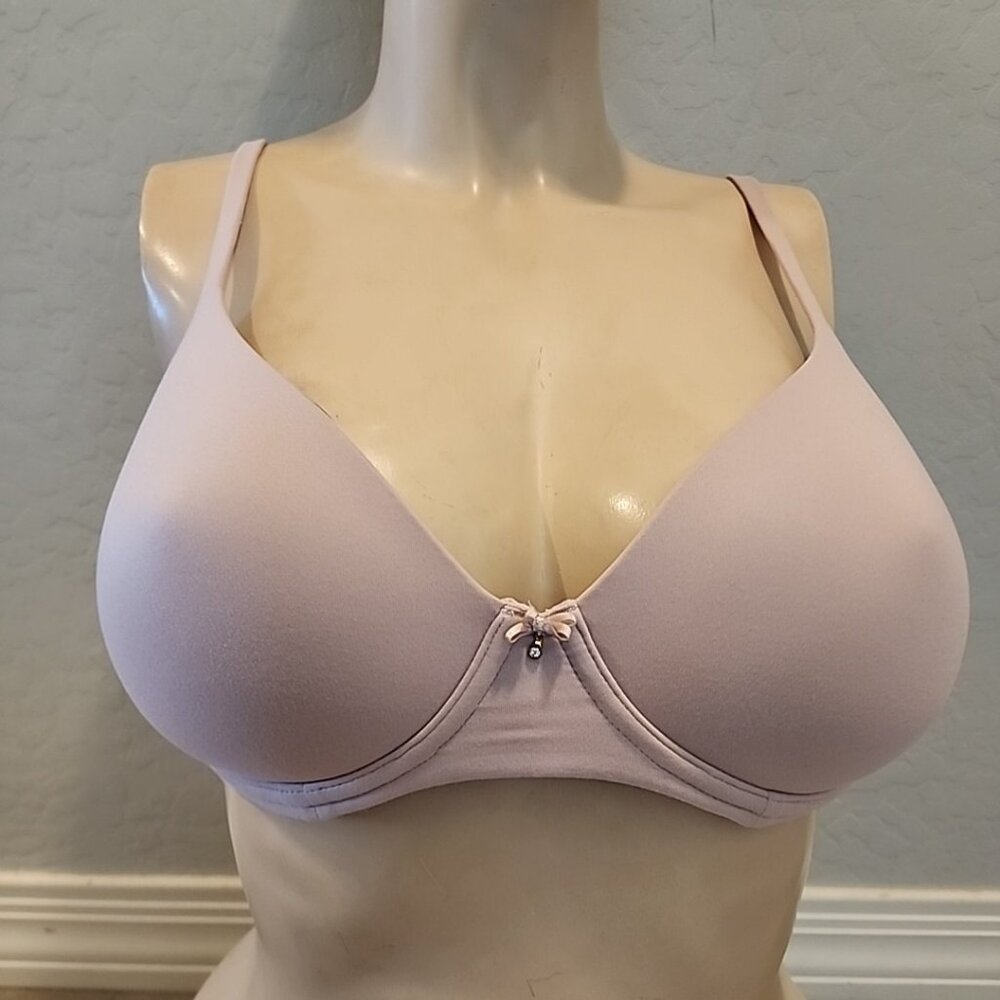 Soma Embraceable Perfect Coverage Bra 34D Pink Underwire Lined